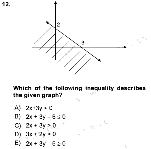 Mathematics 2 2024-2025 Dönem Sonu Sınavı - 12. soru