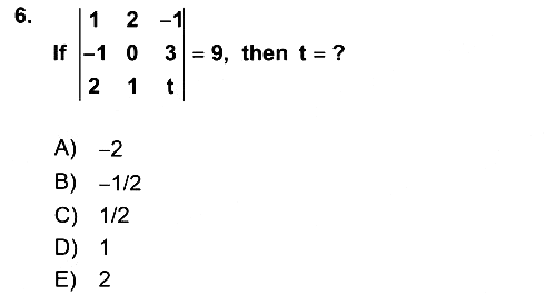 Mathematics 2 2025-2026 Dönem Sonu Sınavı - 6. soru