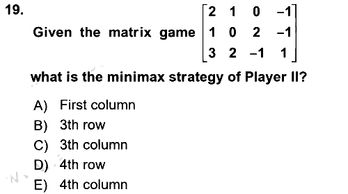 Mathematics 2 2024-2025 Yaz Okulu Sınavı - 19. soru