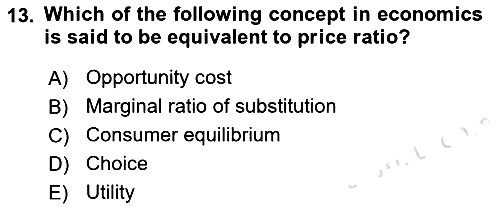 Microeconomic Theory 2022-2023 Ara Sınav - 13. soru
