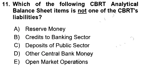 Monetary Theory and Policy 2023-2024 Dönem Sonu Sınavı - 11. soru