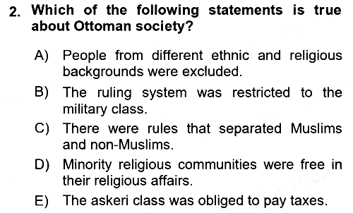 Principles Of Ataturk And The History Of Turkish Revolution 1 2018-2019 Ara Sınav - 2. soru