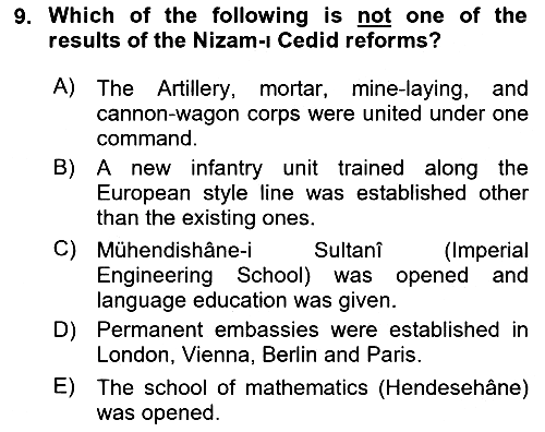 Principles Of Ataturk And The History Of Turkish Revolution 1 2024-2025 Ara Sınav - 9. soru