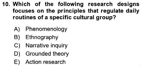 Research Methods 2021-2022 Ara Sınav - 10. soru