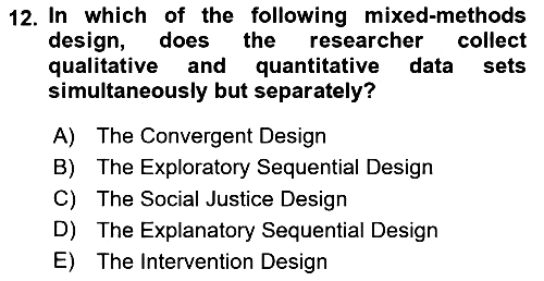Research Methods 2023-2024 Ara Sınav - 12. soru