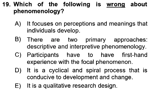 Research Methods 2023-2024 Ara Sınav - 19. soru