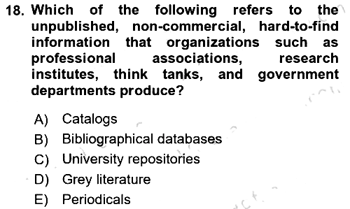 Research Methods 2025-2026 Ara Sınav - 18. soru
