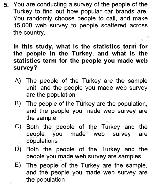 Statistics 1 2021-2022 Ara Sınav - 5. soru