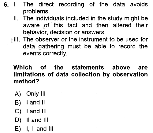 Statistics 1 2021-2022 Ara Sınav - 6. soru