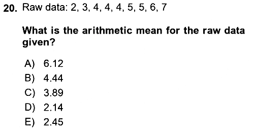 Statistics 1 2021-2022 Ara Sınav - 20. soru