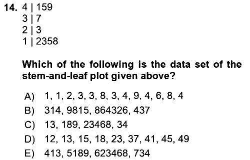 Statistics 1 2022-2023 Ara Sınav - 14. soru
