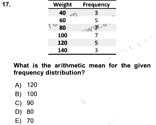 Statistics 1 2023-2024 Ara Sınav - 17. soru