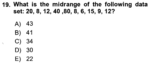Statistics 1 2024-2025 Ara Sınav - 19. soru