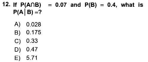 Statistics 1 2023-2024 Dönem Sonu Sınavı - 12. soru