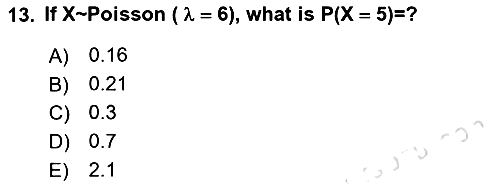 Statistics 1 2023-2024 Dönem Sonu Sınavı - 13. soru