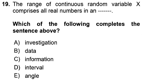 Statistics 1 2023-2024 Dönem Sonu Sınavı - 19. soru