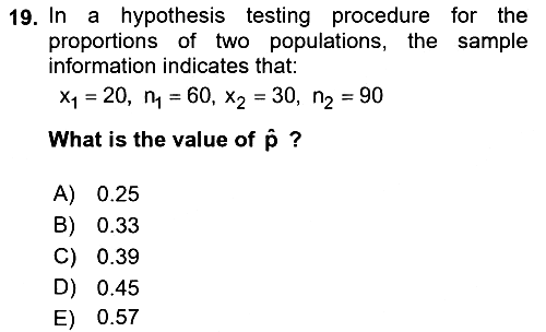 Statistics 2 2021-2022 Ara Sınav - 19. soru