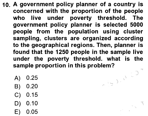Statistics 2 2023-2024 Ara Sınav - 10. soru