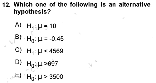 Statistics 2 2025-2026 Ara Sınav - 12. soru