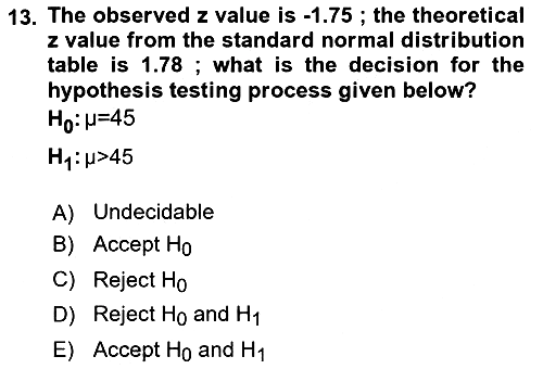 Statistics 2 2025-2026 Ara Sınav - 13. soru