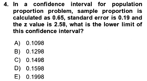 Statistics 2 2023-2024 Yaz Okulu Sınavı - 4. soru