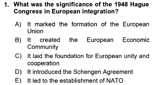 The European Union and Global Politics 2024-2025 Ara Sınav - 1. soru