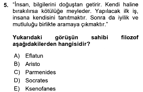 Din Eğitimi ve Din Hizmetlerinde Rehberlik 2016-2017 Dönem Sonu Sınavı - 5. soru