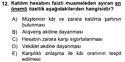 Günümüz Fıkıh Problemleri 2017-2018 3 Ders Sınavı - 12. soru