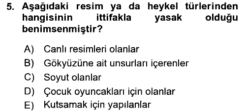 Günümüz Fıkıh Problemleri 2015-2016 Dönem Sonu Sınavı - 5. soru