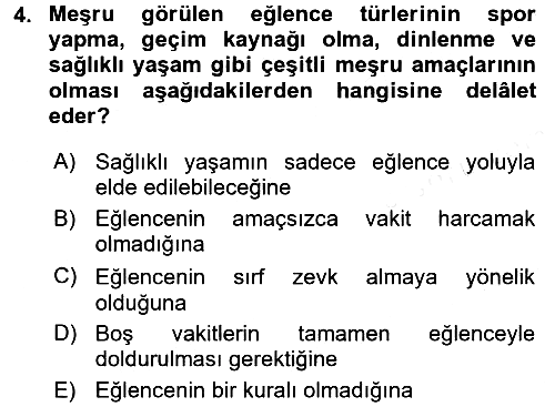 Günümüz Fıkıh Problemleri 2017-2018 Dönem Sonu Sınavı - 4. soru