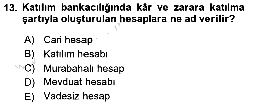Günümüz Fıkıh Problemleri 2021-2022 Dönem Sonu Sınavı - 13. soru
