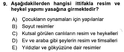Günümüz Fıkıh Problemleri 2021-2022 Yaz Okulu Sınavı - 9. soru