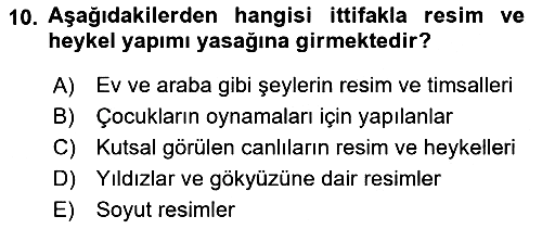 Günümüz Fıkıh Problemleri 2022-2023 Yaz Okulu Sınavı - 10. soru