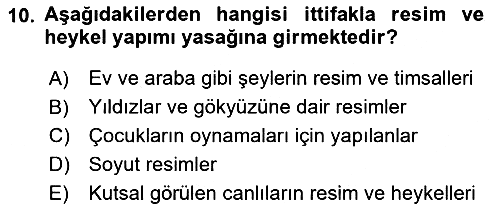 Günümüz Fıkıh Problemleri 2024-2025 Yaz Okulu Sınavı - 10. soru