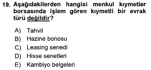 Günümüz Fıkıh Problemleri 2024-2025 Yaz Okulu Sınavı - 19. soru