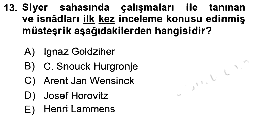 Hadis 2021-2022 Dönem Sonu Sınavı - 13. soru