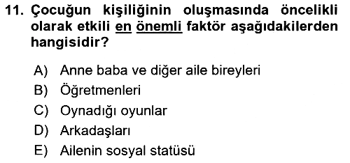 İslam Ahlak Esasları 2024-2025 Dönem Sonu Sınavı - 11. soru