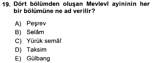 İslam Sanatları Tarihi 2017-2018 3 Ders Sınavı - 19. soru