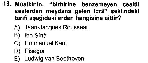 İslam Sanatları Tarihi 2012-2013 Dönem Sonu Sınavı - 19. soru
