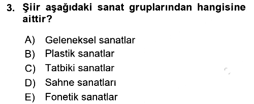 İslam Sanatları Tarihi 2023-2024 Dönem Sonu Sınavı - 3. soru