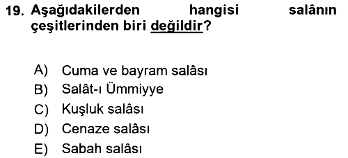 İslam Sanatları Tarihi 2024-2025 Dönem Sonu Sınavı - 19. soru