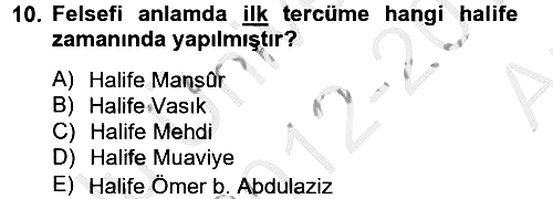 Kelam´a Giriş 2012-2013 Ara Sınav - 10. soru