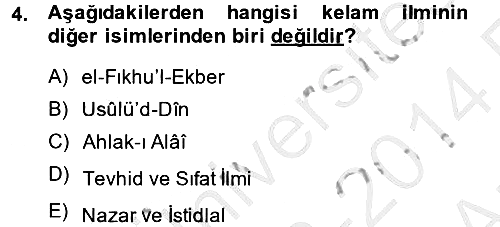 Kelam´a Giriş 2013-2014 Ara Sınav - 4. soru