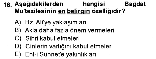 Kelam´a Giriş 2013-2014 Ara Sınav - 16. soru