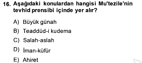 Kelam´a Giriş 2014-2015 Ara Sınav - 16. soru