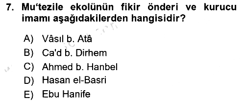 Kelam´a Giriş 2024-2025 Ara Sınav - 7. soru