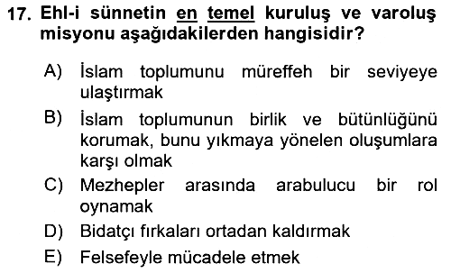 Kelam´a Giriş 2025-2026 Ara Sınav - 17. soru