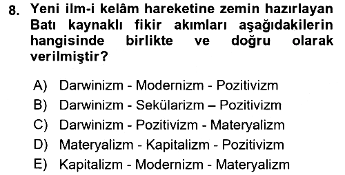 Kelam´a Giriş 2015-2016 Dönem Sonu Sınavı - 8. soru