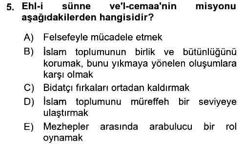 Kelam´a Giriş 2016-2017 Dönem Sonu Sınavı - 5. soru