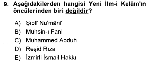 Kelam´a Giriş 2016-2017 Dönem Sonu Sınavı - 9. soru